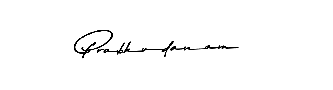 Create a beautiful signature design for name Prabhudanam. With this signature (Asem Kandis PERSONAL USE) fonts, you can make a handwritten signature for free. Prabhudanam signature style 9 images and pictures png