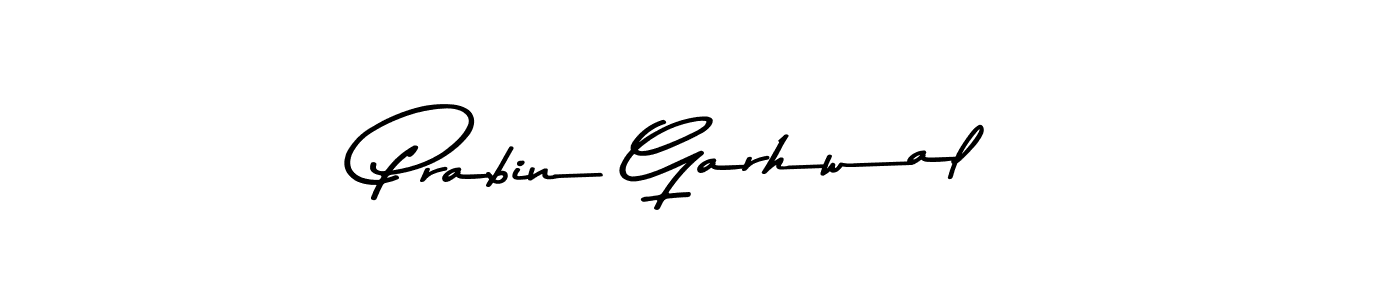 How to make Prabin Garhwal signature? Asem Kandis PERSONAL USE is a professional autograph style. Create handwritten signature for Prabin Garhwal name. Prabin Garhwal signature style 9 images and pictures png