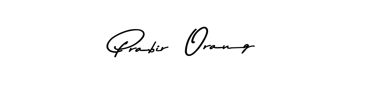 Similarly Asem Kandis PERSONAL USE is the best handwritten signature design. Signature creator online .You can use it as an online autograph creator for name Prabir  Orang. Prabir  Orang signature style 9 images and pictures png