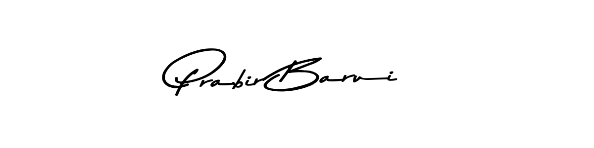 Design your own signature with our free online signature maker. With this signature software, you can create a handwritten (Asem Kandis PERSONAL USE) signature for name Prabir Barui. Prabir Barui signature style 9 images and pictures png