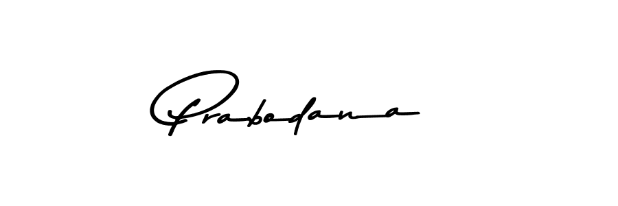Design your own signature with our free online signature maker. With this signature software, you can create a handwritten (Asem Kandis PERSONAL USE) signature for name Prabodana. Prabodana signature style 9 images and pictures png