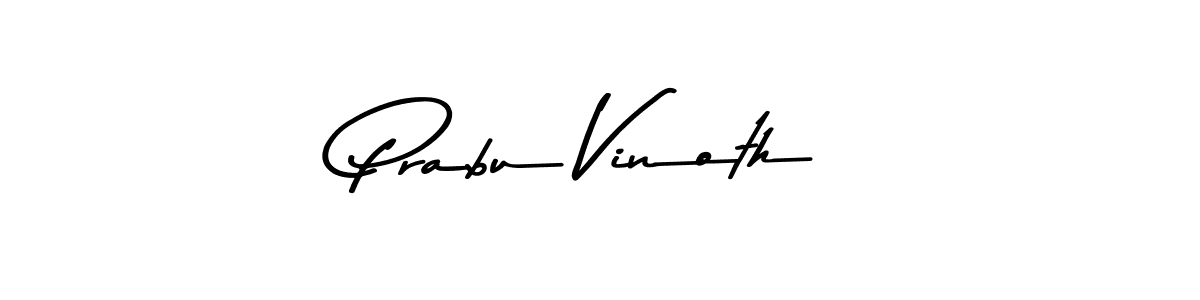 Prabu Vinoth stylish signature style. Best Handwritten Sign (Asem Kandis PERSONAL USE) for my name. Handwritten Signature Collection Ideas for my name Prabu Vinoth. Prabu Vinoth signature style 9 images and pictures png