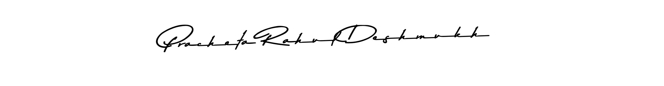 The best way (Asem Kandis PERSONAL USE) to make a short signature is to pick only two or three words in your name. The name Pracheta Rahul Deshmukh include a total of six letters. For converting this name. Pracheta Rahul Deshmukh signature style 9 images and pictures png