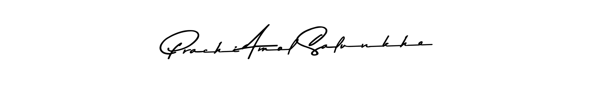 Design your own signature with our free online signature maker. With this signature software, you can create a handwritten (Asem Kandis PERSONAL USE) signature for name Prachi Amol Salunkhe. Prachi Amol Salunkhe signature style 9 images and pictures png