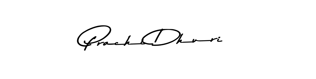 Create a beautiful signature design for name Prachi Dhuri. With this signature (Asem Kandis PERSONAL USE) fonts, you can make a handwritten signature for free. Prachi Dhuri signature style 9 images and pictures png
