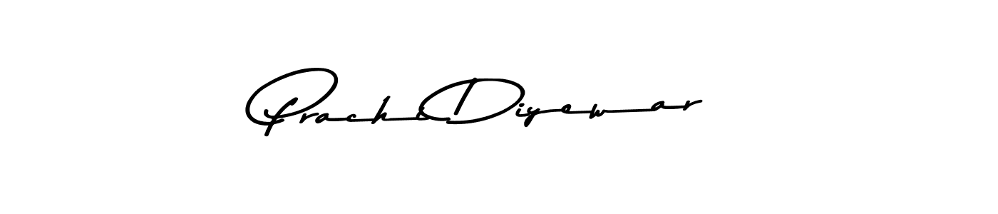 Create a beautiful signature design for name Prachi Diyewar. With this signature (Asem Kandis PERSONAL USE) fonts, you can make a handwritten signature for free. Prachi Diyewar signature style 9 images and pictures png