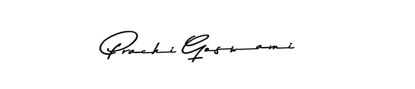 Prachi Goswami stylish signature style. Best Handwritten Sign (Asem Kandis PERSONAL USE) for my name. Handwritten Signature Collection Ideas for my name Prachi Goswami. Prachi Goswami signature style 9 images and pictures png