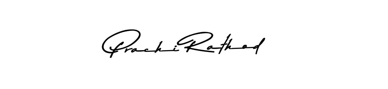 How to make Prachi Rathod name signature. Use Asem Kandis PERSONAL USE style for creating short signs online. This is the latest handwritten sign. Prachi Rathod signature style 9 images and pictures png