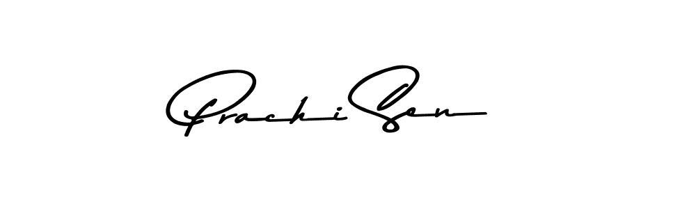 How to make Prachi Sen name signature. Use Asem Kandis PERSONAL USE style for creating short signs online. This is the latest handwritten sign. Prachi Sen signature style 9 images and pictures png