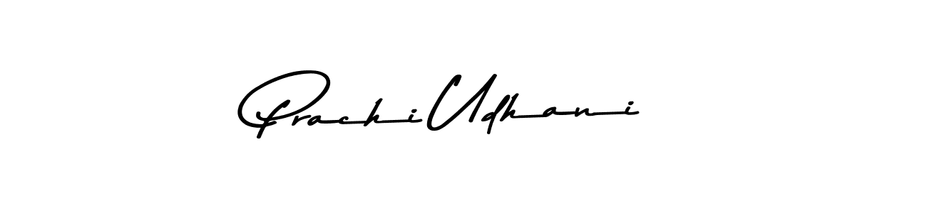 Also You can easily find your signature by using the search form. We will create Prachi Udhani name handwritten signature images for you free of cost using Asem Kandis PERSONAL USE sign style. Prachi Udhani signature style 9 images and pictures png