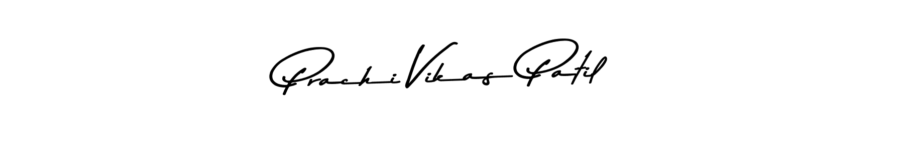 Create a beautiful signature design for name Prachi Vikas Patil. With this signature (Asem Kandis PERSONAL USE) fonts, you can make a handwritten signature for free. Prachi Vikas Patil signature style 9 images and pictures png