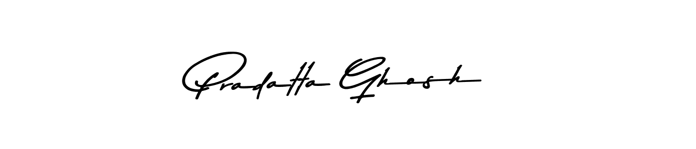 Design your own signature with our free online signature maker. With this signature software, you can create a handwritten (Asem Kandis PERSONAL USE) signature for name Pradatta Ghosh. Pradatta Ghosh signature style 9 images and pictures png