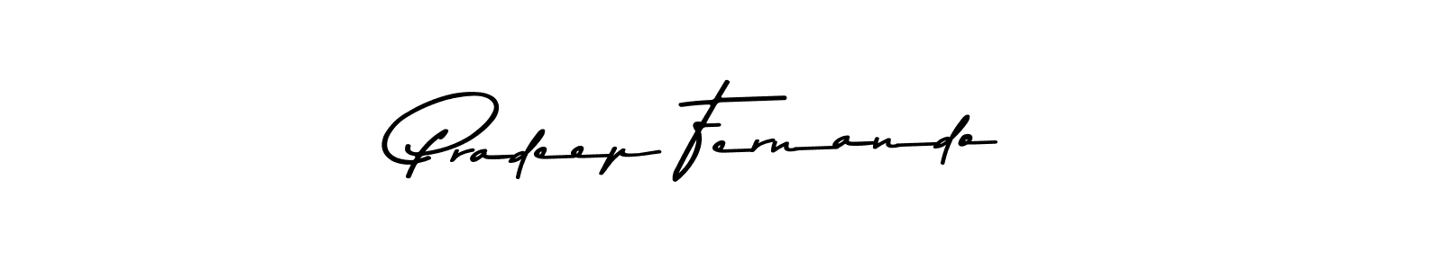 Pradeep Fernando stylish signature style. Best Handwritten Sign (Asem Kandis PERSONAL USE) for my name. Handwritten Signature Collection Ideas for my name Pradeep Fernando. Pradeep Fernando signature style 9 images and pictures png