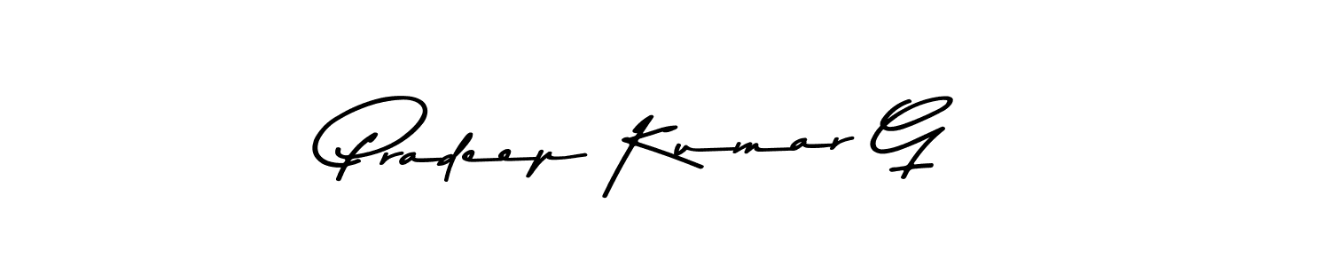 You should practise on your own different ways (Asem Kandis PERSONAL USE) to write your name (Pradeep Kumar G) in signature. don't let someone else do it for you. Pradeep Kumar G signature style 9 images and pictures png