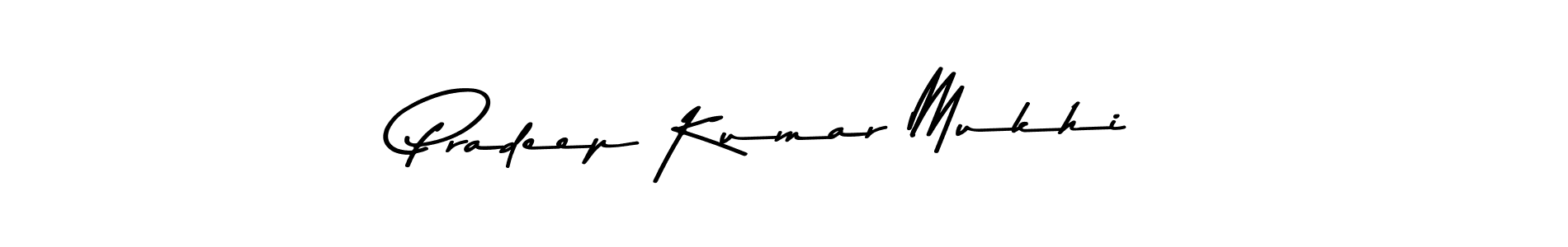 Use a signature maker to create a handwritten signature online. With this signature software, you can design (Asem Kandis PERSONAL USE) your own signature for name Pradeep Kumar Mukhi. Pradeep Kumar Mukhi signature style 9 images and pictures png