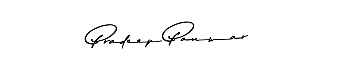 Design your own signature with our free online signature maker. With this signature software, you can create a handwritten (Asem Kandis PERSONAL USE) signature for name Pradeep Panwar. Pradeep Panwar signature style 9 images and pictures png