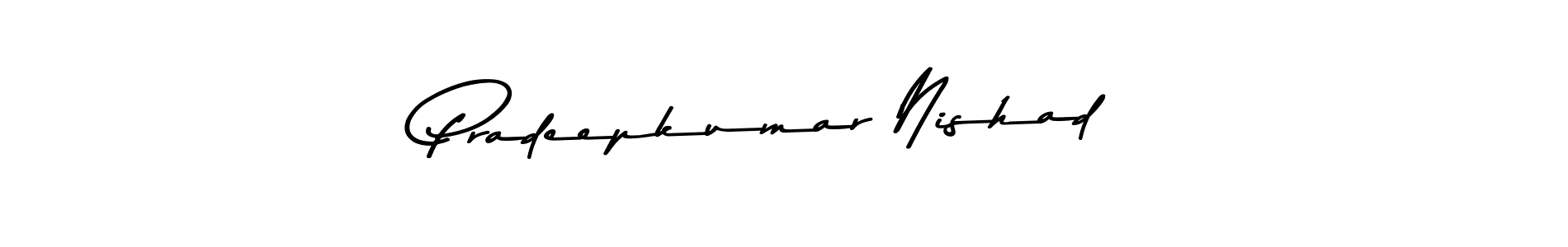 It looks lik you need a new signature style for name Pradeepkumar Nishad. Design unique handwritten (Asem Kandis PERSONAL USE) signature with our free signature maker in just a few clicks. Pradeepkumar Nishad signature style 9 images and pictures png