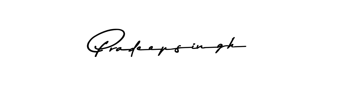 How to make Pradeepsingh signature? Asem Kandis PERSONAL USE is a professional autograph style. Create handwritten signature for Pradeepsingh name. Pradeepsingh signature style 9 images and pictures png