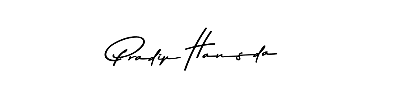 The best way (Asem Kandis PERSONAL USE) to make a short signature is to pick only two or three words in your name. The name Pradip Hansda include a total of six letters. For converting this name. Pradip Hansda signature style 9 images and pictures png