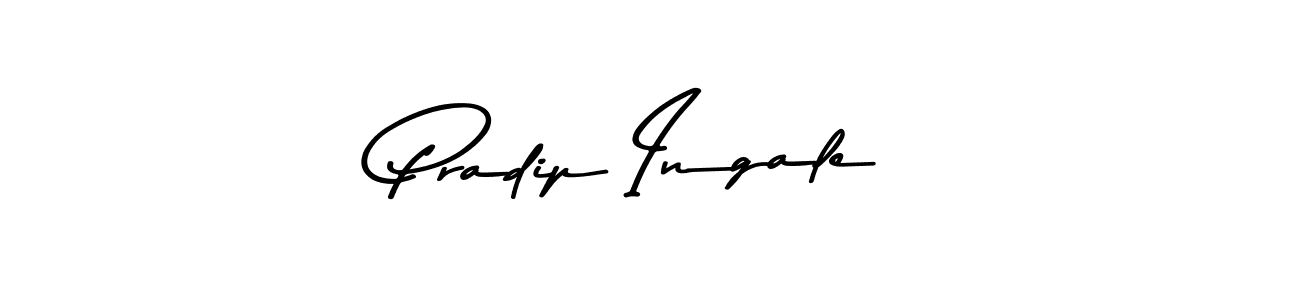 Pradip Ingale stylish signature style. Best Handwritten Sign (Asem Kandis PERSONAL USE) for my name. Handwritten Signature Collection Ideas for my name Pradip Ingale. Pradip Ingale signature style 9 images and pictures png