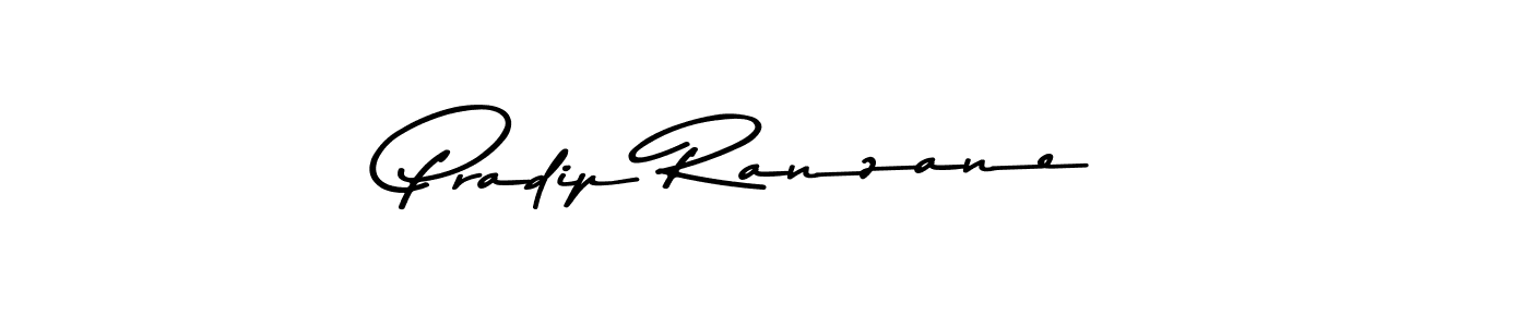 if you are searching for the best signature style for your name Pradip Ranzane. so please give up your signature search. here we have designed multiple signature styles  using Asem Kandis PERSONAL USE. Pradip Ranzane signature style 9 images and pictures png