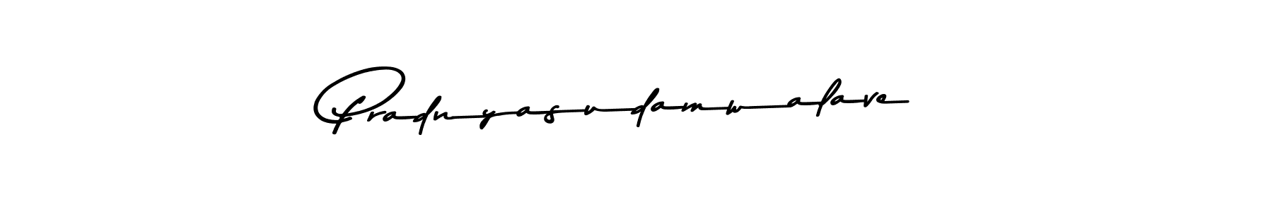 Use a signature maker to create a handwritten signature online. With this signature software, you can design (Asem Kandis PERSONAL USE) your own signature for name Pradnyasudamwalave. Pradnyasudamwalave signature style 9 images and pictures png