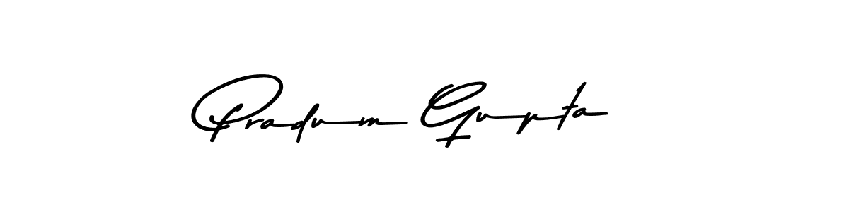 Also we have Pradum Gupta name is the best signature style. Create professional handwritten signature collection using Asem Kandis PERSONAL USE autograph style. Pradum Gupta signature style 9 images and pictures png