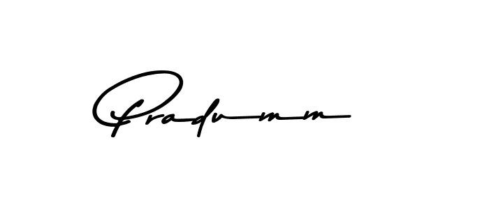 Create a beautiful signature design for name Pradumm. With this signature (Asem Kandis PERSONAL USE) fonts, you can make a handwritten signature for free. Pradumm signature style 9 images and pictures png