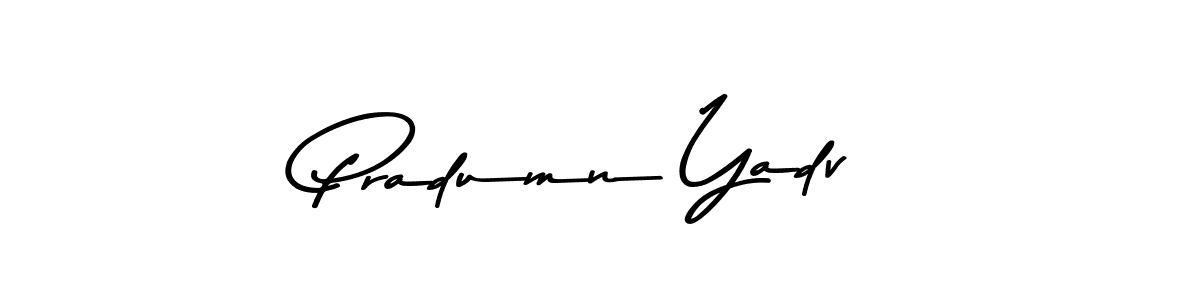 Design your own signature with our free online signature maker. With this signature software, you can create a handwritten (Asem Kandis PERSONAL USE) signature for name Pradumn Yadv. Pradumn Yadv signature style 9 images and pictures png