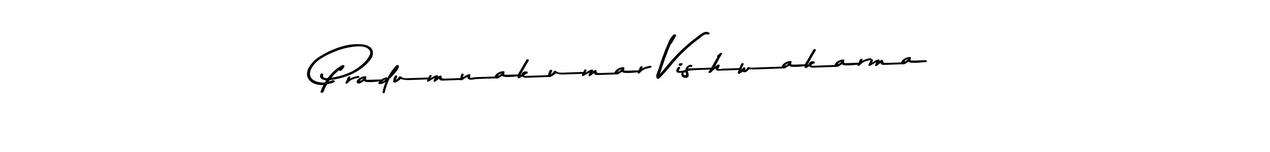 Use a signature maker to create a handwritten signature online. With this signature software, you can design (Asem Kandis PERSONAL USE) your own signature for name Pradumnakumar Vishwakarma. Pradumnakumar Vishwakarma signature style 9 images and pictures png