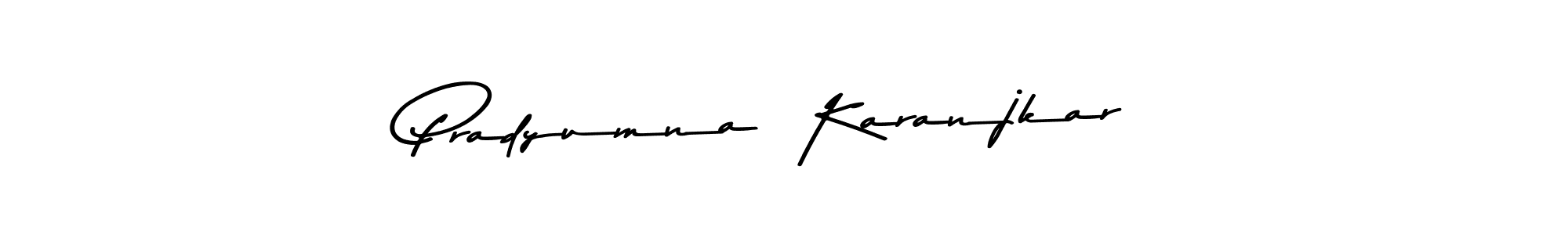 Use a signature maker to create a handwritten signature online. With this signature software, you can design (Asem Kandis PERSONAL USE) your own signature for name Pradyumna  Karanjkar. Pradyumna  Karanjkar signature style 9 images and pictures png