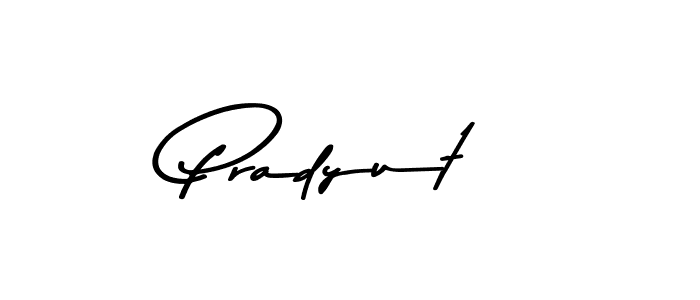 Also You can easily find your signature by using the search form. We will create Pradyut name handwritten signature images for you free of cost using Asem Kandis PERSONAL USE sign style. Pradyut signature style 9 images and pictures png