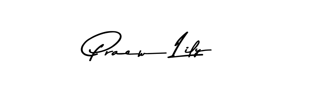 Similarly Asem Kandis PERSONAL USE is the best handwritten signature design. Signature creator online .You can use it as an online autograph creator for name Praew Lily. Praew Lily signature style 9 images and pictures png