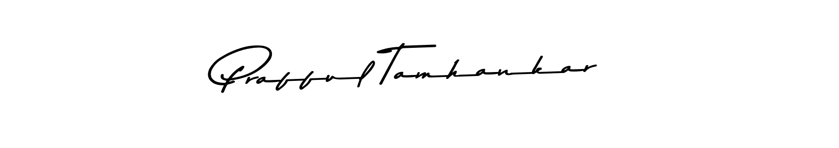 You should practise on your own different ways (Asem Kandis PERSONAL USE) to write your name (Prafful Tamhankar) in signature. don't let someone else do it for you. Prafful Tamhankar signature style 9 images and pictures png