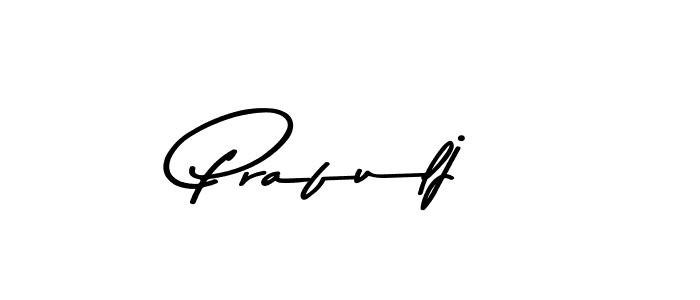 Use a signature maker to create a handwritten signature online. With this signature software, you can design (Asem Kandis PERSONAL USE) your own signature for name Prafulj. Prafulj signature style 9 images and pictures png