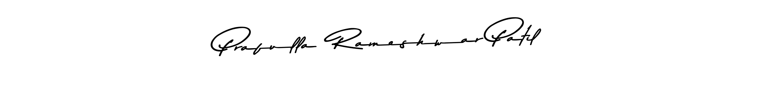 Design your own signature with our free online signature maker. With this signature software, you can create a handwritten (Asem Kandis PERSONAL USE) signature for name Prafulla  Rameshwar Patil. Prafulla  Rameshwar Patil signature style 9 images and pictures png