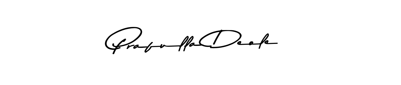 Make a beautiful signature design for name Prafulla Deole. With this signature (Asem Kandis PERSONAL USE) style, you can create a handwritten signature for free. Prafulla Deole signature style 9 images and pictures png