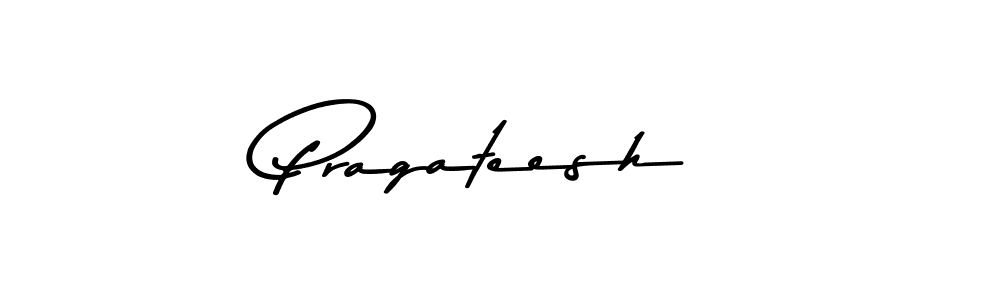 Design your own signature with our free online signature maker. With this signature software, you can create a handwritten (Asem Kandis PERSONAL USE) signature for name Pragateesh. Pragateesh signature style 9 images and pictures png