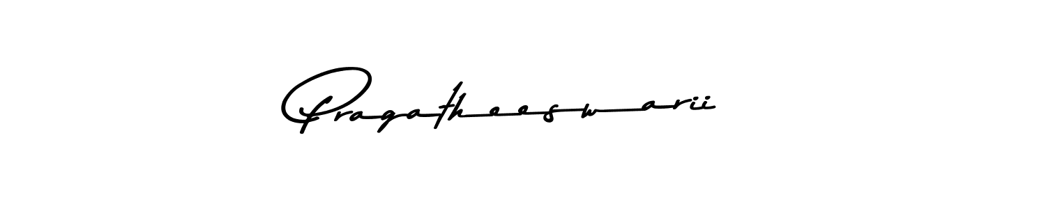 Pragatheeswarii stylish signature style. Best Handwritten Sign (Asem Kandis PERSONAL USE) for my name. Handwritten Signature Collection Ideas for my name Pragatheeswarii. Pragatheeswarii signature style 9 images and pictures png