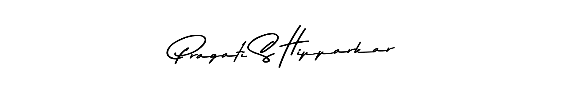 How to make Pragati S Hipparkar name signature. Use Asem Kandis PERSONAL USE style for creating short signs online. This is the latest handwritten sign. Pragati S Hipparkar signature style 9 images and pictures png