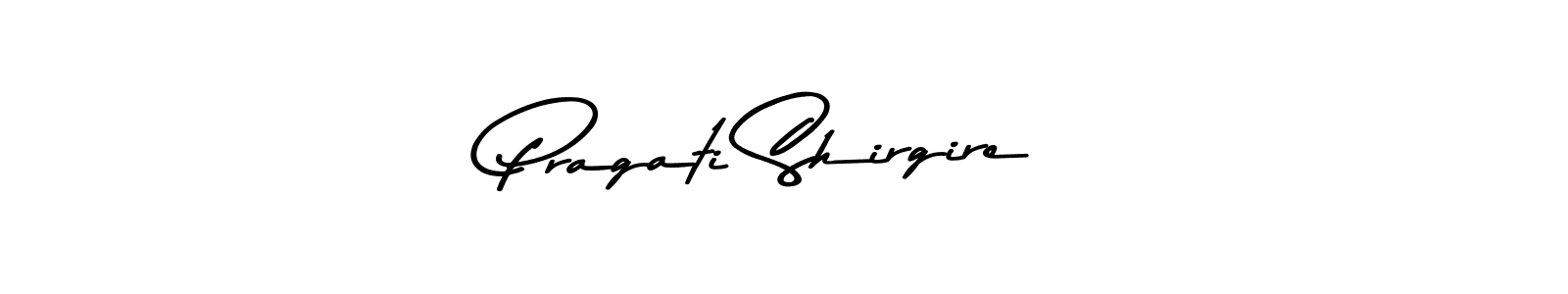 Pragati Shirgire stylish signature style. Best Handwritten Sign (Asem Kandis PERSONAL USE) for my name. Handwritten Signature Collection Ideas for my name Pragati Shirgire. Pragati Shirgire signature style 9 images and pictures png