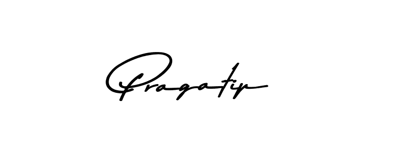 if you are searching for the best signature style for your name Pragatip. so please give up your signature search. here we have designed multiple signature styles  using Asem Kandis PERSONAL USE. Pragatip signature style 9 images and pictures png