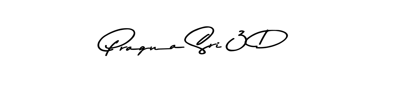 Design your own signature with our free online signature maker. With this signature software, you can create a handwritten (Asem Kandis PERSONAL USE) signature for name Pragna Sri 3 D. Pragna Sri 3 D signature style 9 images and pictures png