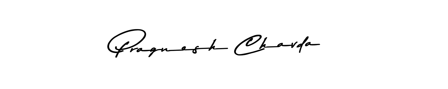 Use a signature maker to create a handwritten signature online. With this signature software, you can design (Asem Kandis PERSONAL USE) your own signature for name Pragnesh Chavda. Pragnesh Chavda signature style 9 images and pictures png