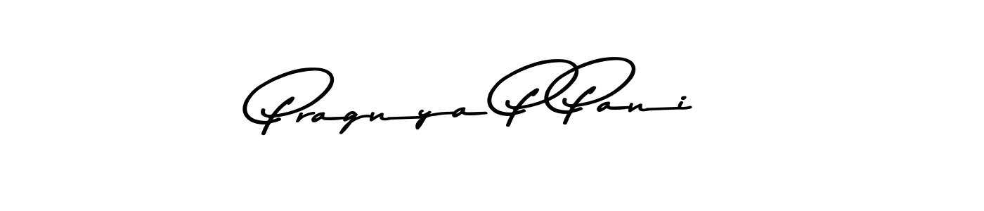 The best way (Asem Kandis PERSONAL USE) to make a short signature is to pick only two or three words in your name. The name Pragnya P Pani include a total of six letters. For converting this name. Pragnya P Pani signature style 9 images and pictures png