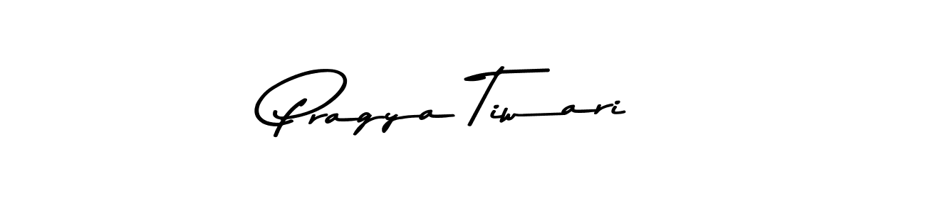 How to make Pragya Tiwari name signature. Use Asem Kandis PERSONAL USE style for creating short signs online. This is the latest handwritten sign. Pragya Tiwari signature style 9 images and pictures png