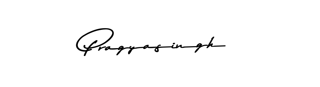 Make a beautiful signature design for name Pragyasingh. With this signature (Asem Kandis PERSONAL USE) style, you can create a handwritten signature for free. Pragyasingh signature style 9 images and pictures png