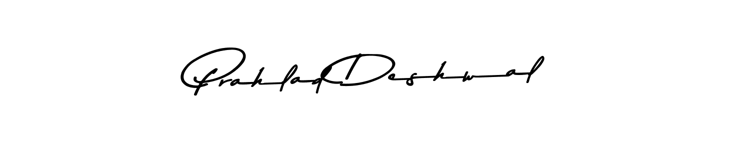 You should practise on your own different ways (Asem Kandis PERSONAL USE) to write your name (Prahlad Deshwal) in signature. don't let someone else do it for you. Prahlad Deshwal signature style 9 images and pictures png