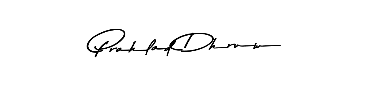 This is the best signature style for the Prahlad Dhruw name. Also you like these signature font (Asem Kandis PERSONAL USE). Mix name signature. Prahlad Dhruw signature style 9 images and pictures png