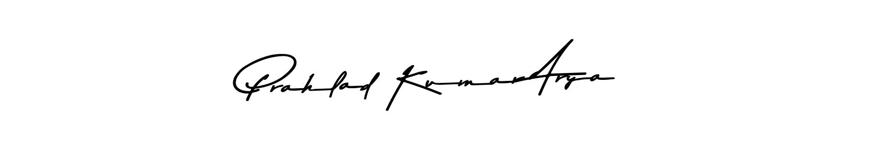 Use a signature maker to create a handwritten signature online. With this signature software, you can design (Asem Kandis PERSONAL USE) your own signature for name Prahlad Kumar Arya. Prahlad Kumar Arya signature style 9 images and pictures png